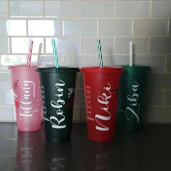Custom Holiday Starbucks Tumblers - Picture 3 of 9